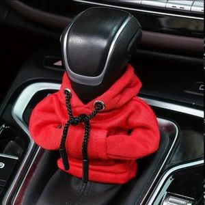 Red gear shift hoodie, NWT